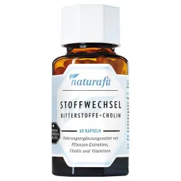 Naturafit Metabolism Bitter Substances + holīna kapsulas, 60 gab