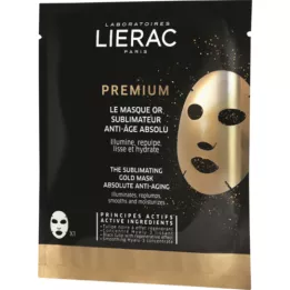 LIERAC Premium Perfecting Gold Sheet maska, 1X20 ml