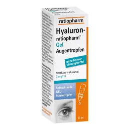 HYALURON-RATIOPHARM Gēla acu pilieni, 10 ml