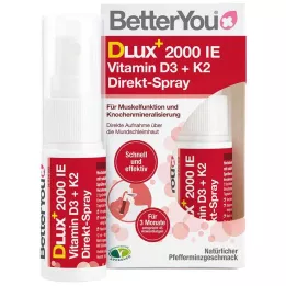 BETTERYOU Vitamīns D3+K2 tiešais aerosols, 12 ml