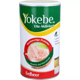 YOKEBE Zemeņu bezlaktozes NF2 pulveris, 500 g