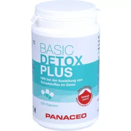 PANACEO Basic Detox Plus kapsulas, 200 gab