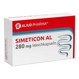 SIMETICON AL 280 mg mīkstās kapsulas, 32 gab