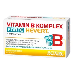 B vitamīnu komplekss forte Hevert tabletes, 60 gab
