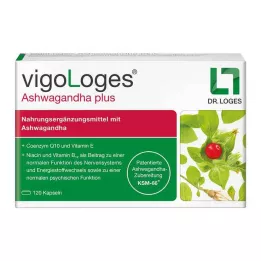 VIGOLOGES Ashwagandha plus kapsulas, 60 gab