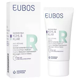 EUBOS KÜHL &amp; KLAR Serums pret apsārtumu, 30 ml
