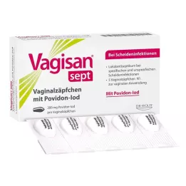 VAGISAN sept maksts svecītes ar povidona jodu, 5 gab