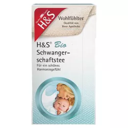 H&amp;S Organiskās grūtniecības tējas filtra maisiņi, 20X2 g