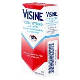 Visine® Yxin® Hydro 0,5 mg/ml acu pilieni, 15 ml