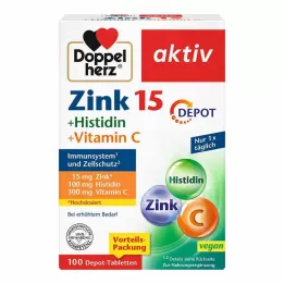 DOPPELHERZ Cinka+Histidīna Depo tabletes aktīvās, 100 gab