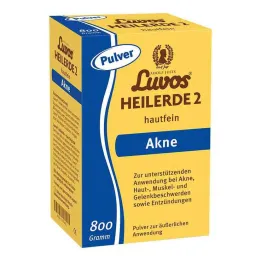 Luvos® Dziedinošais māls 2, smalki šķiedrvielām bagāts, 800 g
