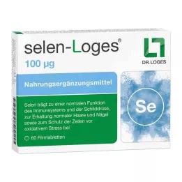 SELEN-LOGES 100 mg apvalkotās tabletes, 60 gab