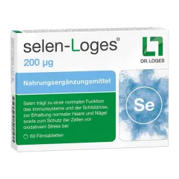 SELEN-LOGES 200 µg apvalkotās tabletes, 60 gab