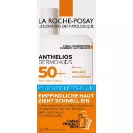 ROCHE-POSAY Anthelios Dermo Kids mitrinošs saules aizsargkrēms SPF50+, 50 ml