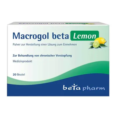 Macrogol beta citrona pulveris, 20 gab Macrogol beta citrona pulveris, 20 gab