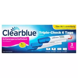 CLEARBLUE Grūtniecības tests TripleCheck īpaši agrs, 3 gab
