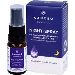 CANOBO Nakts aerosols 3,5% apiņu/melatonīna organiskā CBD, 10 ml