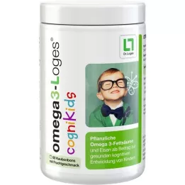 OMEGA3-Loges cogniKids dārzeņu košļājamās tabletes, 60 gab