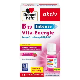 Doppelherz B12 Intense Vita Enerģijas dzēriena pudele, 18 gab