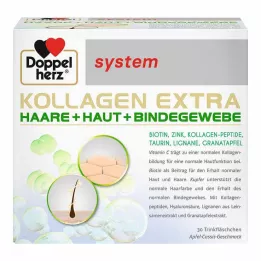 DOPPELHERZ Collagen Extra sistēmas dzeramās ampulas, 30 gab