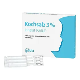 Galda sāls 3% inhalants Pädia ampulas, 20 gab