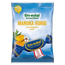EM-EUKAL Manuka medus pildītas cukurotas konfektes, 75 g