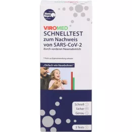 NANOREPRO SARS-CoV-2 antigēns Rapid Viromed Nose, 5 gab