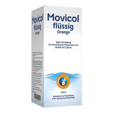 Movicol šķidrais apelsīns, 500 ml Movicol šķidrais apelsīns, 500 ml
