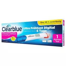 CLEARBLUE Grūtniecības tests Ultra agrīnās pārbaudes digitālais, 1 gab