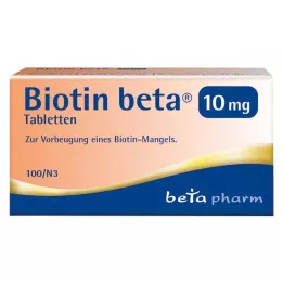 BIOTIN BETA 10 mg tabletes, 100 gab
