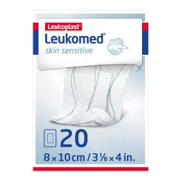 LEUKOMED ādai jutīga sterila 8x10 cm, 20 gab
