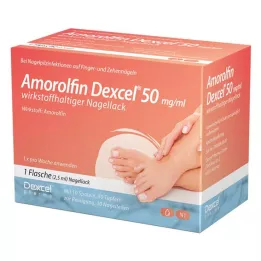 Amorolfine Dexcel 50 mg/ml aktīvās sastāvdaļas nagu laka (2,5 ml)