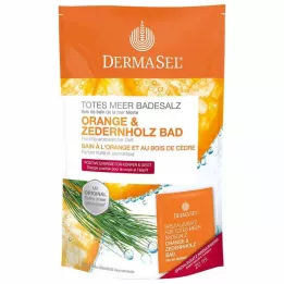DERMASEL Nāves jūras vannas sāls apelsīns & Cedarwood, 1 P