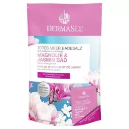 DERMASEL Nāves jūras vannas sāls magnolija & Jasmīns, 1 lpp