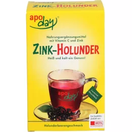 APODAY Cinka plūškoka + C vitamīna pulveris, 10X10 g