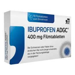 IBUPROFEN ADGC® 400 mg apvalkotās tabletes, 10 gab