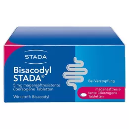 BISACODYL STADA 5 mg zarnās šķīstošās apvalkotās tabletes, 100 gab