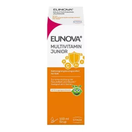 EUNOVA Junior sīrups ar apelsīnu garšu, 150 ml