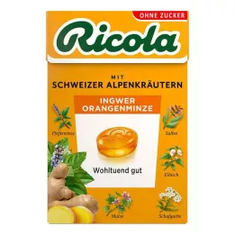 RICOLA o.Z.Box Ginger Orange Mint Bonbons, 50 g