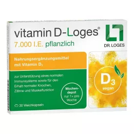VITAMIN D-LOGES 7000 SV augu iknedēļas noliktava, 30 gab