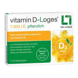 VITAMIN D-LOGES 7000 SV augu iknedēļas noliktava, 90 gab