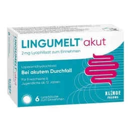 LINGUMELT akūtas mutē disperģējamās tabletes, 6 gab