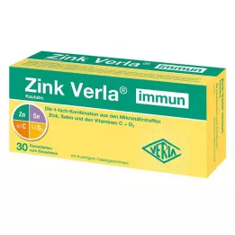 ZINK VERLA imūnās košļājamās tabletes, 30 gab