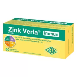 ZINK VERLA imūnās košļājamās tabletes, 60 gab