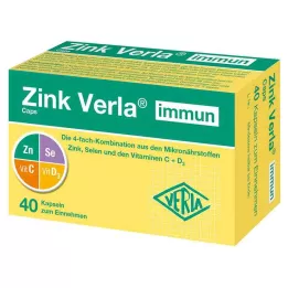 ZINK VERLA immun Caps, 40 gab