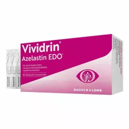 VIVIDRIN Azelastīns EDO 0,5 mg/ml acu pilienu šķīdums EDP, 20X0,6 ml