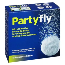 Partyfly putojošās tabletes, 4 gab