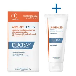 Ducray Anacaps Reactiv kapsulas, 90 gab