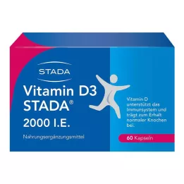 VITAMIN D3 STADA 2000 I.E. kapsulas, 60 gab