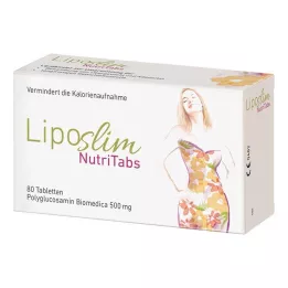 LIPOSLIM NutriTabs tabletes, 80 gab